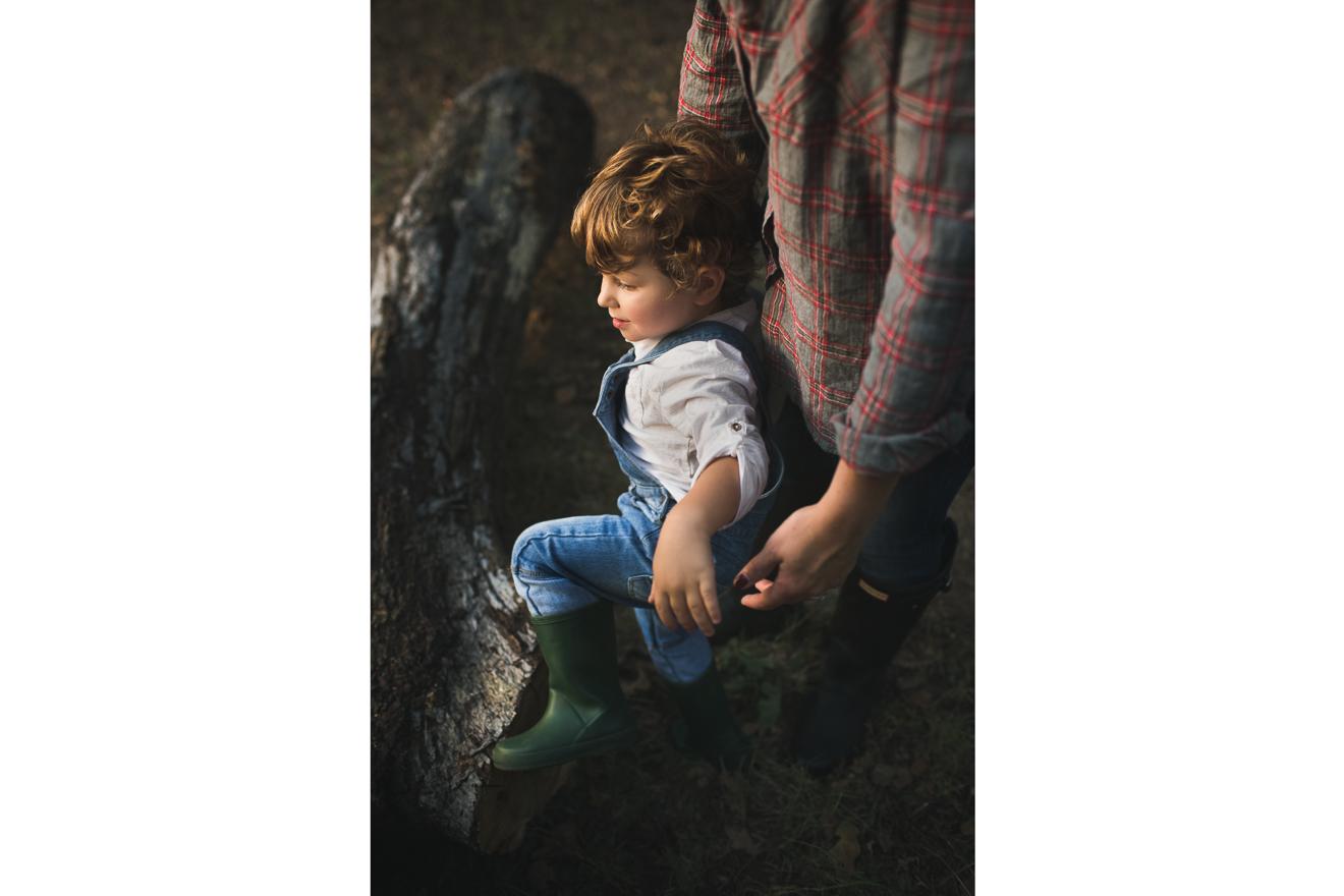 Colorful image of little boy by award winning fine art portrait photographer